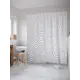 Шторка для ванной комнаты JoyArty sc_20893 200x180см цвет серый серебристый