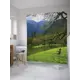 Шторка для ванной комнаты JoyArty sc_32571 200x180см цвет зеленый