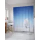 Шторка для ванной комнаты JoyArty sc_20089 200x180см цвет синий