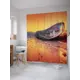 Шторка для ванной комнаты JoyArty sc_20521 200x180см цвет жёлтый золотой