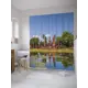 Шторка для ванной комнаты JoyArty sc_32451 200x180см цвет синий