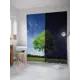 Шторка для ванной комнаты JoyArty sc_20842 200x180см цвет зеленый