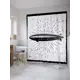 Шторка для ванной комнаты JoyArty sc_27682 200x180см цвет серый серебристый