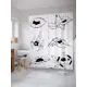 Шторка для ванной комнаты JoyArty sc_23703 200x180см цвет белый