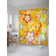 Шторка для ванной комнаты JoyArty sc_30959 200x180см цвет жёлтый золотой