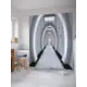 Шторка для ванной комнаты JoyArty sc_21660 200x180см цвет серый серебристый