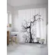 Шторка для ванной комнаты JoyArty sc_31060 200x180см цвет белый