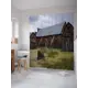 Шторка для ванной комнаты JoyArty sc_36822 200x180см цвет зеленый