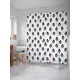 Шторка для ванной комнаты JoyArty sc_30133 200x180см цвет белый
