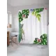 Шторка для ванной комнаты JoyArty sc_32151 200x180см цвет зеленый