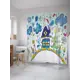 Шторка для ванной комнаты JoyArty sc_31638 200x180см цвет синий