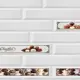 Стеновая панель Лидер Керамика Choco 400x60x0.15 см АБС-пластик цвет разноцветный