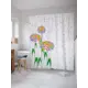 Шторка для ванной комнаты JoyArty sc_30278 200x180см цвет зеленый