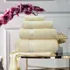 Набор из 4 полотенец Petek Crystal 30x50 см 50x80 см 70x130 см 100x150 см цвет молочный