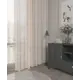 Тюль на шторной ленте Дождик 500x270 цвет бежевый