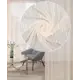 Тюль на шторной ленте Дождик 500x250 цвет слоновая кость