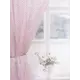 Тюль на шторной ленте Соты 300x250 цвет розовый