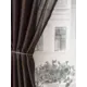 Тюль на шторной ленте Микровуаль 300x240 цвет коричневый