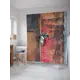 Шторка для ванной комнаты JoyArty sc_9800 200x180см цвет красный