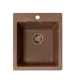 Врезная мойка Granalliance GA-24 41.70x49.20 глубина 19 см литьевой мрамор цвет терракот