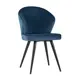 Стул кухонный Стул груп Танго 88x45x45 см велюр цвет синий DC-93017 HLR-63