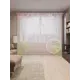 Тюль на шторной ленте Лесной замок 310х265 см рисунок природный цвет салатовый
