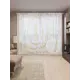 Тюль на шторной ленте Веревочные петли 310х265 см рисунок природный цвет хаки