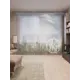 Тюль на шторной ленте НЛО над кукурузным полем 310х265 см рисунок растительный цвет синий