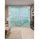 Тюль на шторной ленте Якорь с надписью 310х265 см рисунок природный цвет бирюзовый