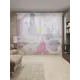 Тюль на шторной ленте Манящие тайны 310х265 см цвет розовый