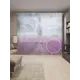 Тюль на шторной ленте Дерево в поле 310х265 см рисунок природный цвет фиолетовый