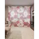 Тюль на шторной ленте Галактика роз 310х265 см рисунок растительный цвет розовый