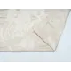 Штора на шторной ленте Розы 180x250 см рисунок растительный цвет экрю