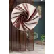 Тюль на шторной ленте Микровуаль 300x260 см цвет бронзовый