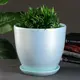 Горшок цветочный 7723873 Simaland 15 см 8.9 л керамика бирюзовый