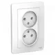 Розетка встраиваемая Schneider electric Blanca BLNRS000021 с заземлением, цвет белый