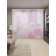 Тюль на шторной ленте Королевская спальня 310х265 см цвет розовый