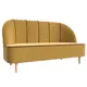 Диван-кушетка Лига Диванов Фелини 145x82x66 см микровельвет цвет желтый