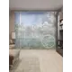 Тюль на шторной ленте Маяк у прозрачной воды 310х265 см рисунок природный цвет зеленый