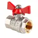 Кран шаровый Valtec base 1" внутренний-внутренний рукоятка бабочка