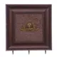 Шкафчик для ключей 25x2x27 см 270012А, ПВХ, цвет коричневый
