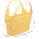 Корзина Soft 40x22.9x41 см 11 л пластик цвет медовый