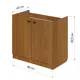 Напольный шкаф Лидер Эконом КП4220л 80x82x60 см ЛДСП цвет ольха