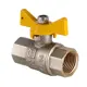 Кран шаровой газовый Valtec Valgas рукоятка бабочка 1/2" внутренняя-внутренняя резьба