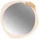 Зеркало с рамой Bogacho Oliva Branch Atmosfera 65x66 см кремовое с золотистым
