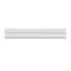 Молдинг с гладким профилем Fabello Decor CR 3003 8x20x2000 полиуретан, цвет белый