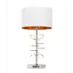 Настольная лампа LUMINA DECO Milari LDT 5530 CHR+WT цвет белый