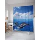Штора для ванной JoyArty Прыгающие дельфины, 180x200 см