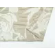 Штора на шторной ленте Розы 180x260 см цвет зеленый