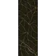Декор настенный Black and Gold Struttura 24.2x70 см глянцевый цвет черный